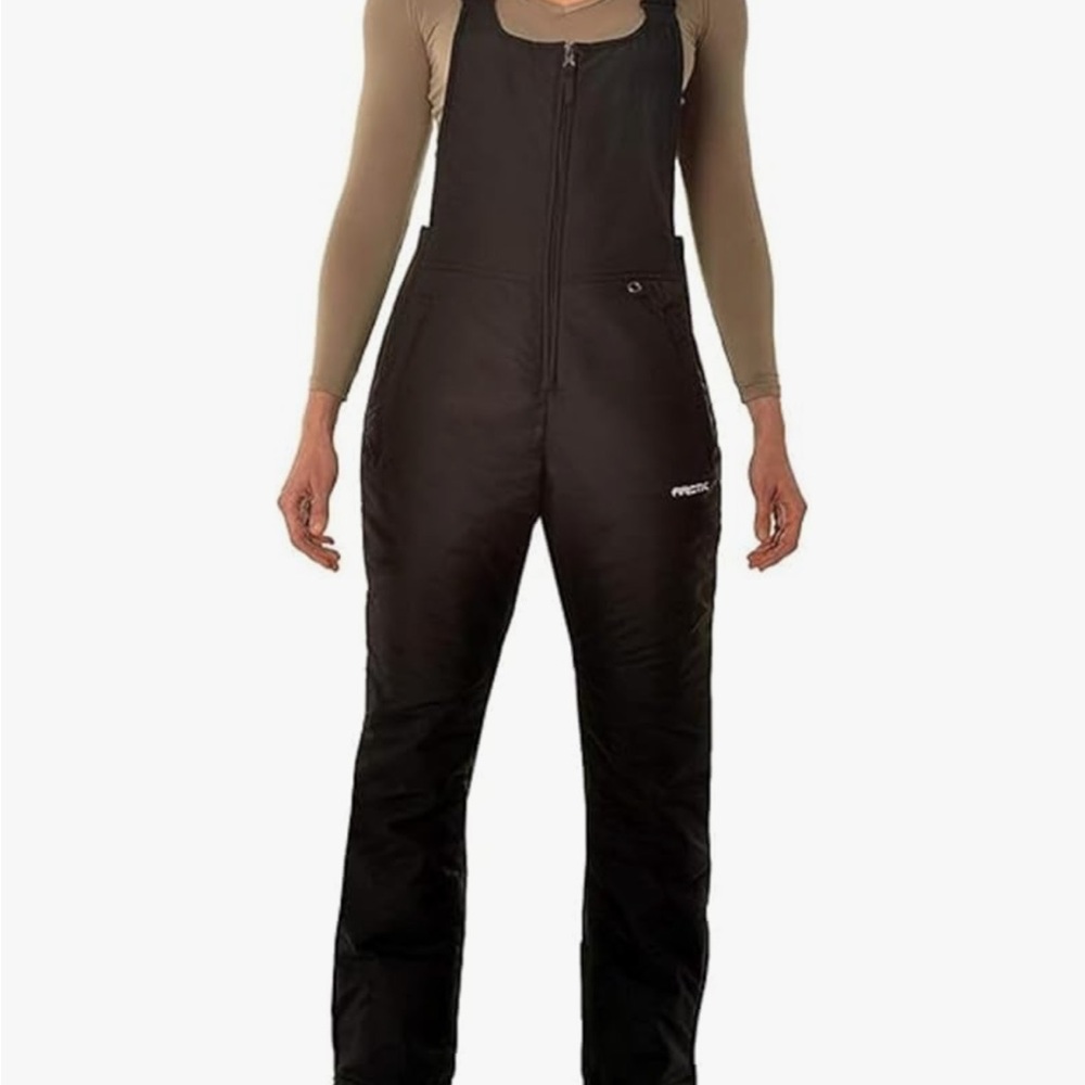 Arctix Black Insulated Snow Bibs